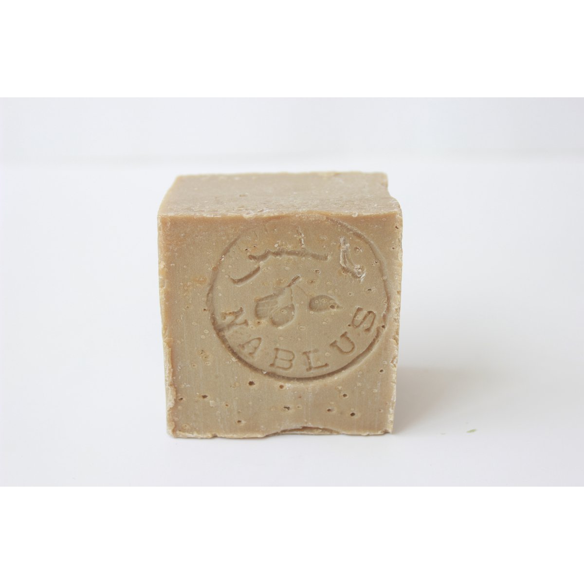 Nablus Jabón blanco de aceite de oliva orgánico Nabulsi, aprox. 130g