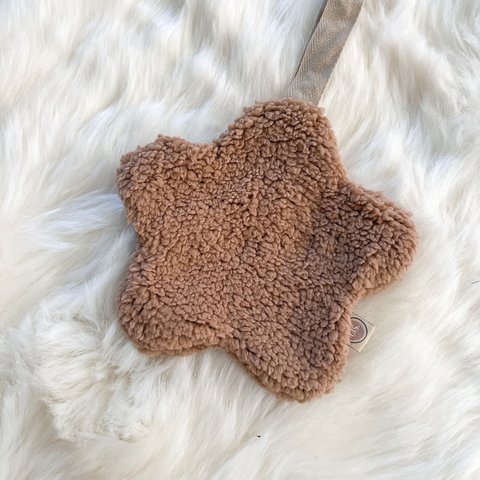 Schnullertuch Flower - Taupe