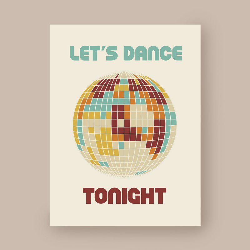 Card - Birthday - Disco