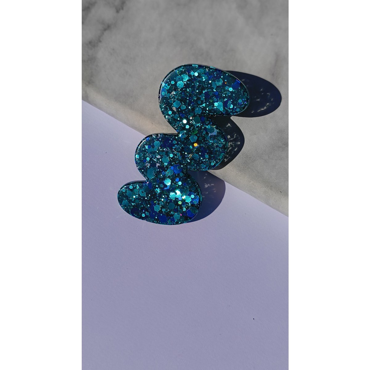 ⋒ Harzhaarclippack - Glitzer Ozean (7 Artikel) ⋒