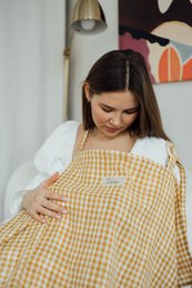 Tisu Pflegeschutz, Senf Gingham