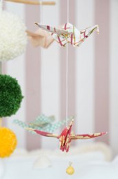“Vintage vibe” Origami Nursery Mobile