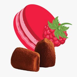 Tartufi di cioccolato al lampone - sfusi
