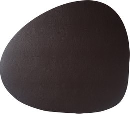 Napperon Skinnature | cuir recyclé | Galet 40x46cm