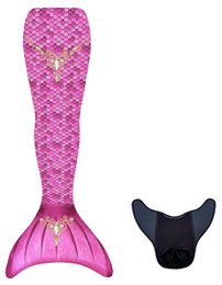 Kuaki Mermaids - Ensemble Queue De Sirène Princesse - S - 10 Ans