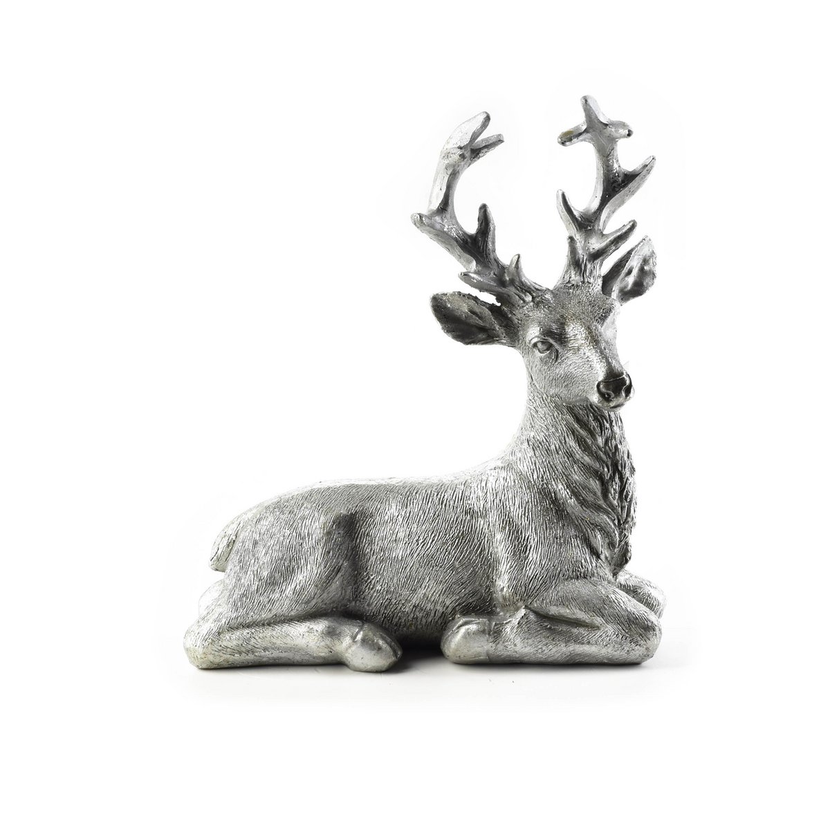 SANTA LILA Figur h18x15x7cm silber