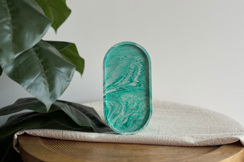 DIY Package cast resin dish