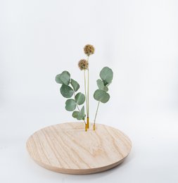 Vase Astrid ash wood