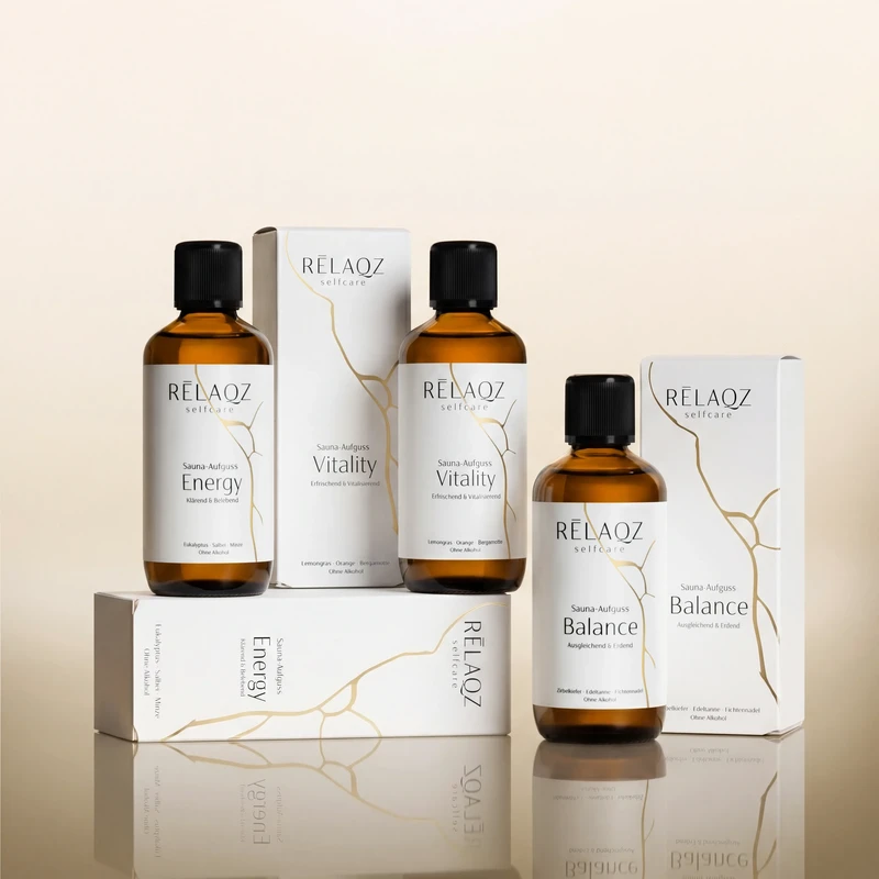 RELAQZ Sauna Ritual Collection – Discovery Set (3 x 100 ml)