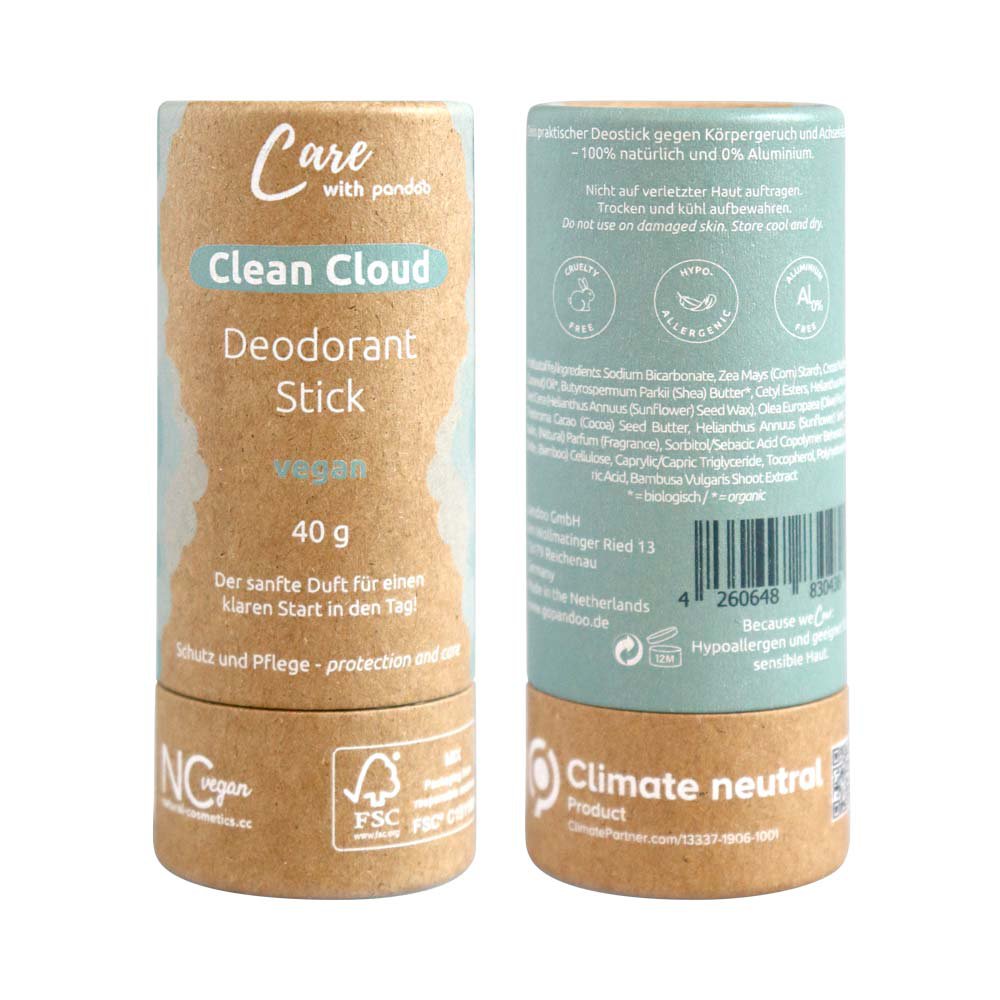 Dezodorant w sztyfcie "Clean Cloud" | wegańskie