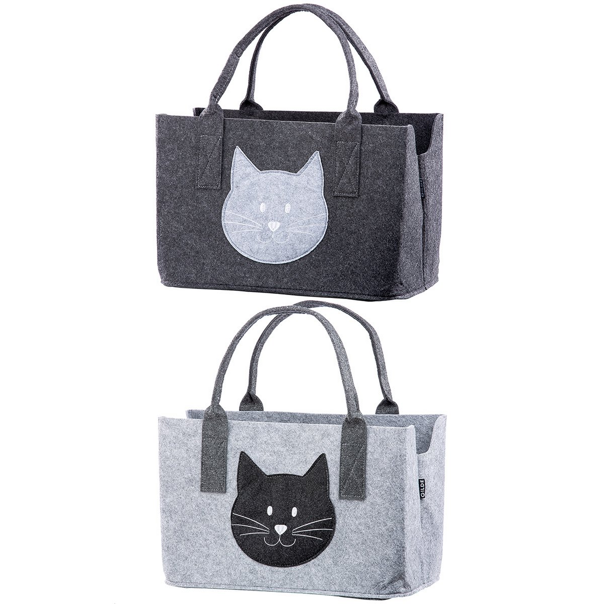Filz Tasche Katze VE 4 so