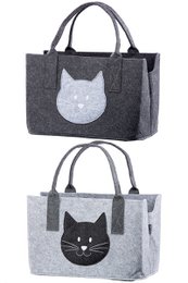 Filz Tasche Katze VE 4 so