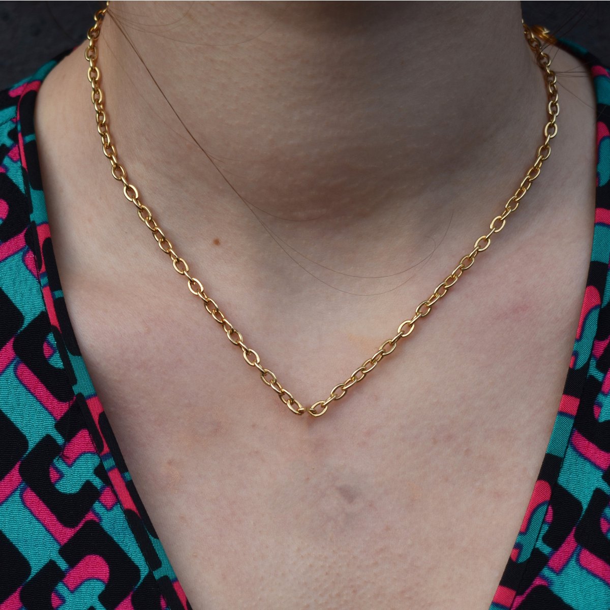 Ultimo Gold chain necklace | by Ifemi Jewels