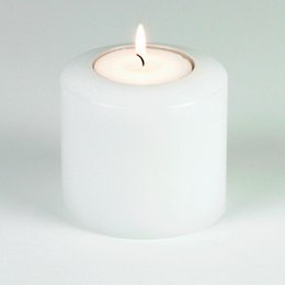 Grzech! Dzieci Tealight Permanent Candle Classic Warm White ∅ 10 cm