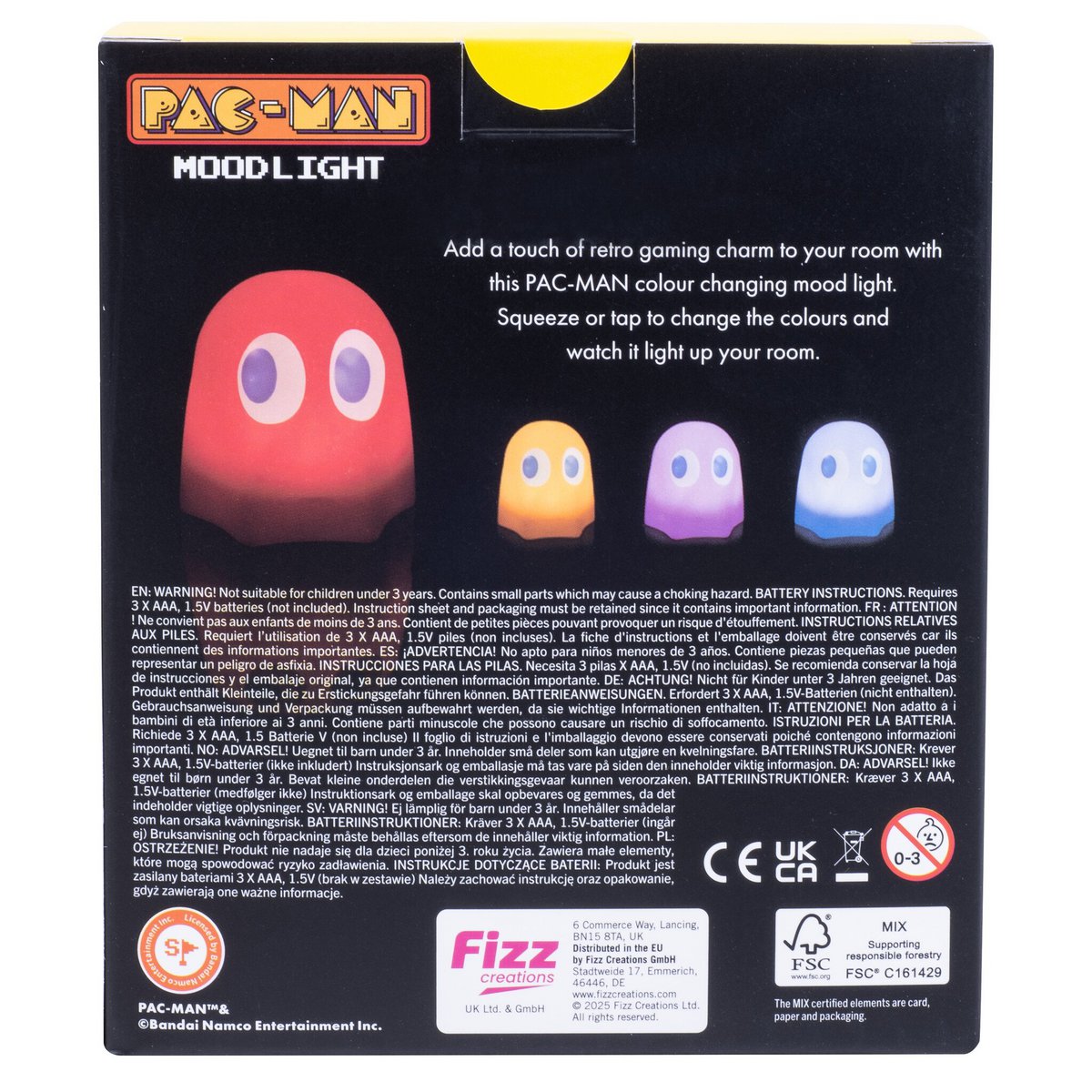 Pac-Man - changing mood light