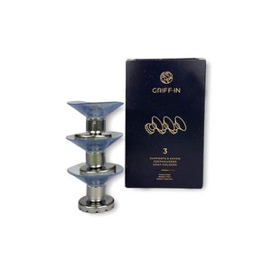 Griff -in 3PC magnetic support - 3 minimalist magnetic supports for solid cosmetics