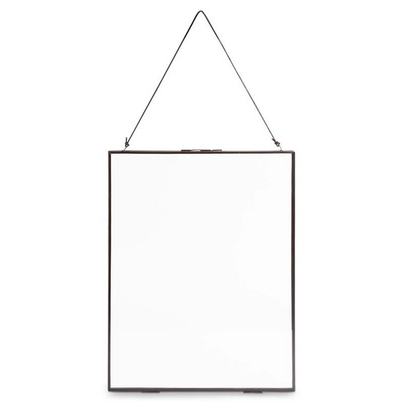 Photo Frame Metal Black with Lock 30x40x0.7cm