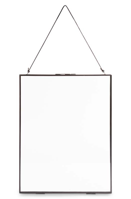 Photo Frame Metal Black with Lock 30x40x0.7cm