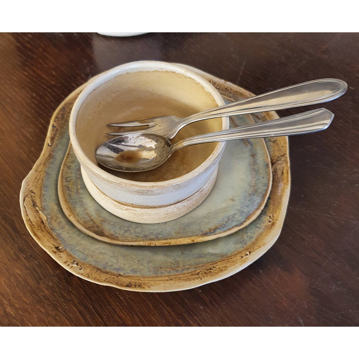 Coaster kaffekrus, individuelt, unikt, håndlavet, tåler opvaskemaskine/mikrobølgeovn Kopi 1