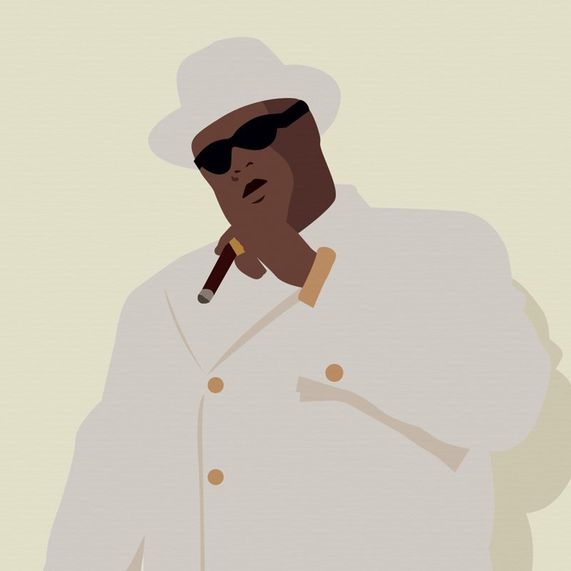 Poster "Notorious BIG" - A4 & 30x40cm - Art print