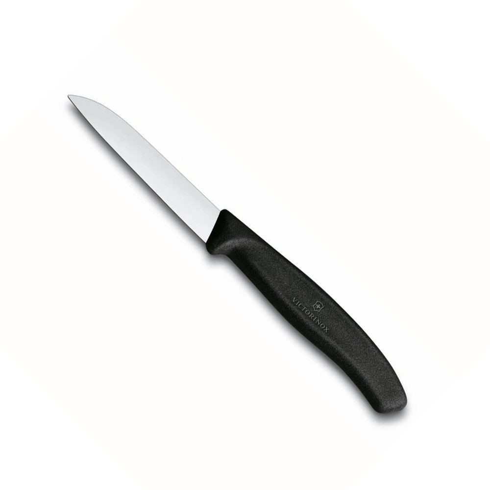Victorinox Peeling knife smooth straight black
