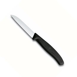 Victorinox Cuchillo pelador liso recto negro