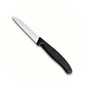 Victorinox Peeling knife smooth straight black
