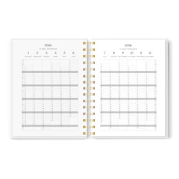 Spiral A5 Planner 2026 Bold Balance