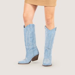 Dallas Midi Sky Texan Boots