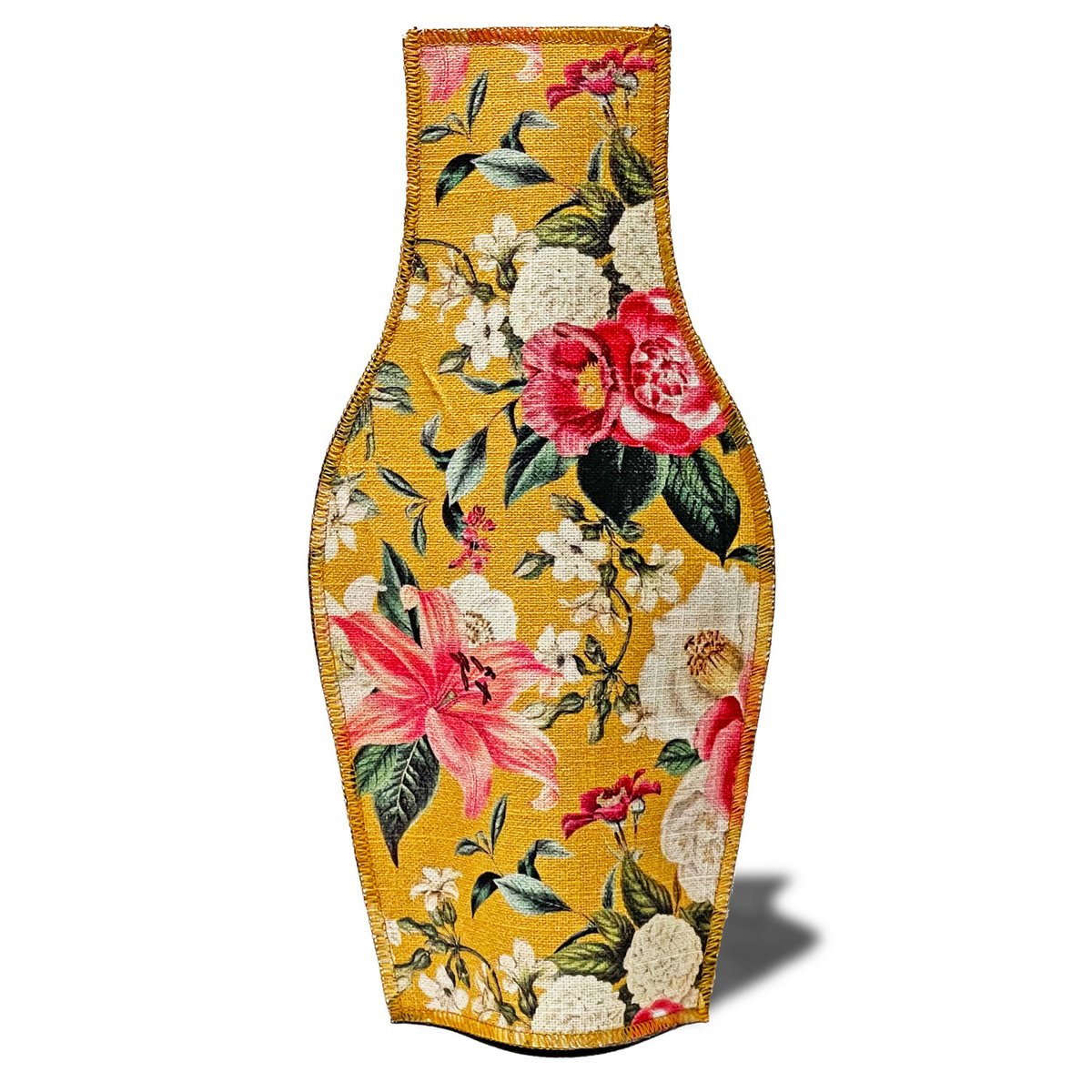Ocher Vintage Garden Cotton Flower Vase