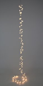 LED Cluster silber Schneefl. 120l 2m VE:4