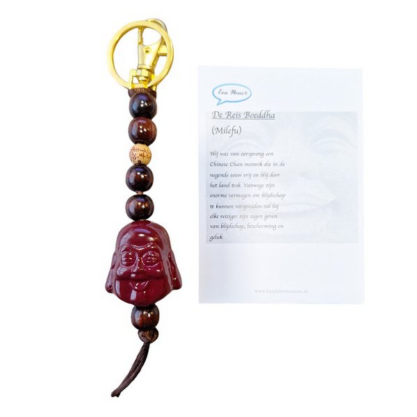 Reis Boeddha bordeaux rood