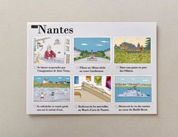 Illustrerede postkort Nantes
