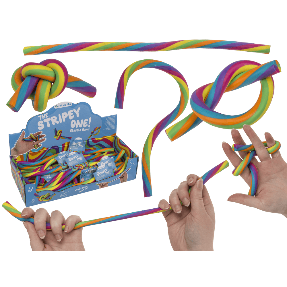 Stretchy string, Rainbow, 30 cm,