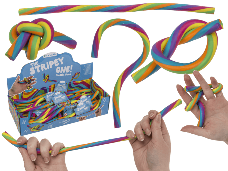 Stretchy string, Rainbow, 30 cm,
