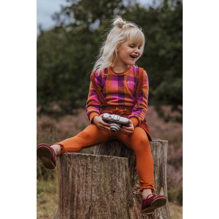Girls sweater checkered | Cyrene