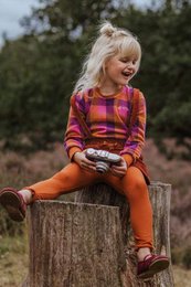 Pull à carreaux fille | Cyrène
