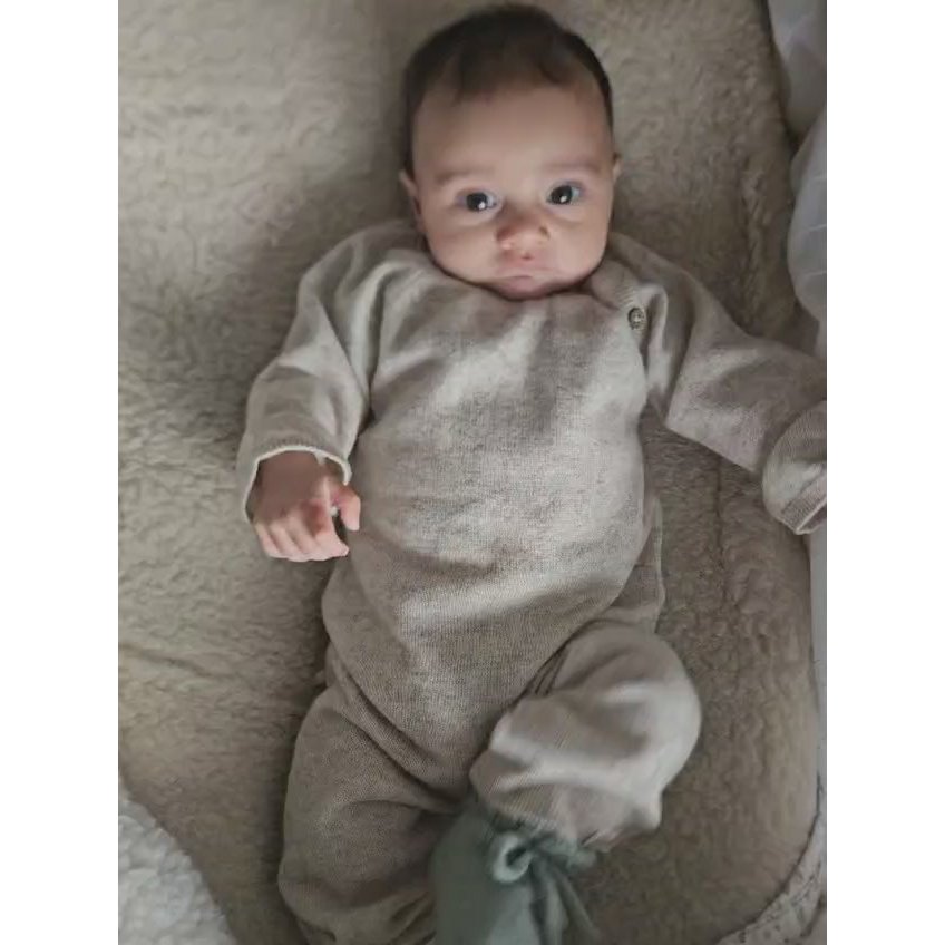 Jumpsuit Sky – Merino & Kaschmir | Sand