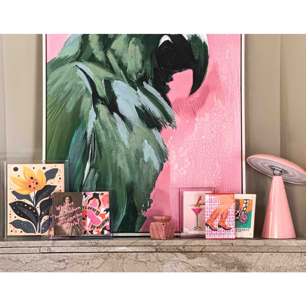 Photo frame Neon pink