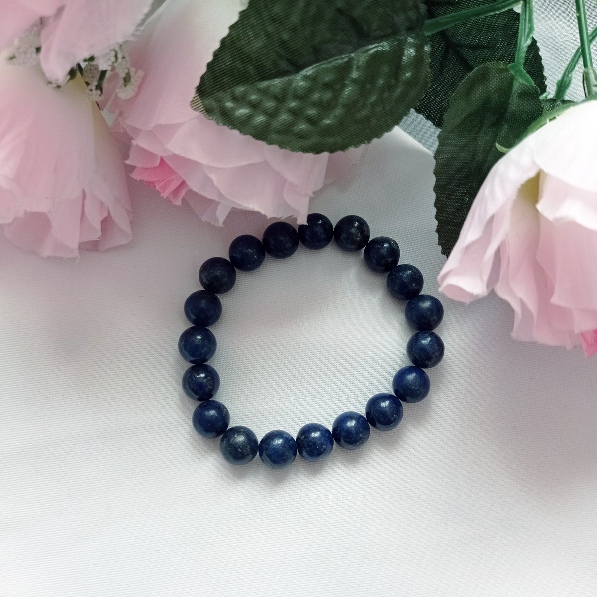 Lapislazuli Stretch-Armband von nlanlaVictory