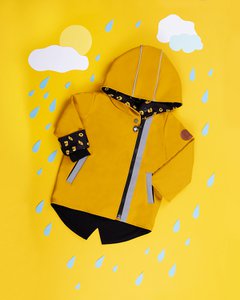Kinder Softshell Jacke gelb