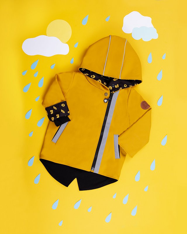 kids softshell jacket Yellow