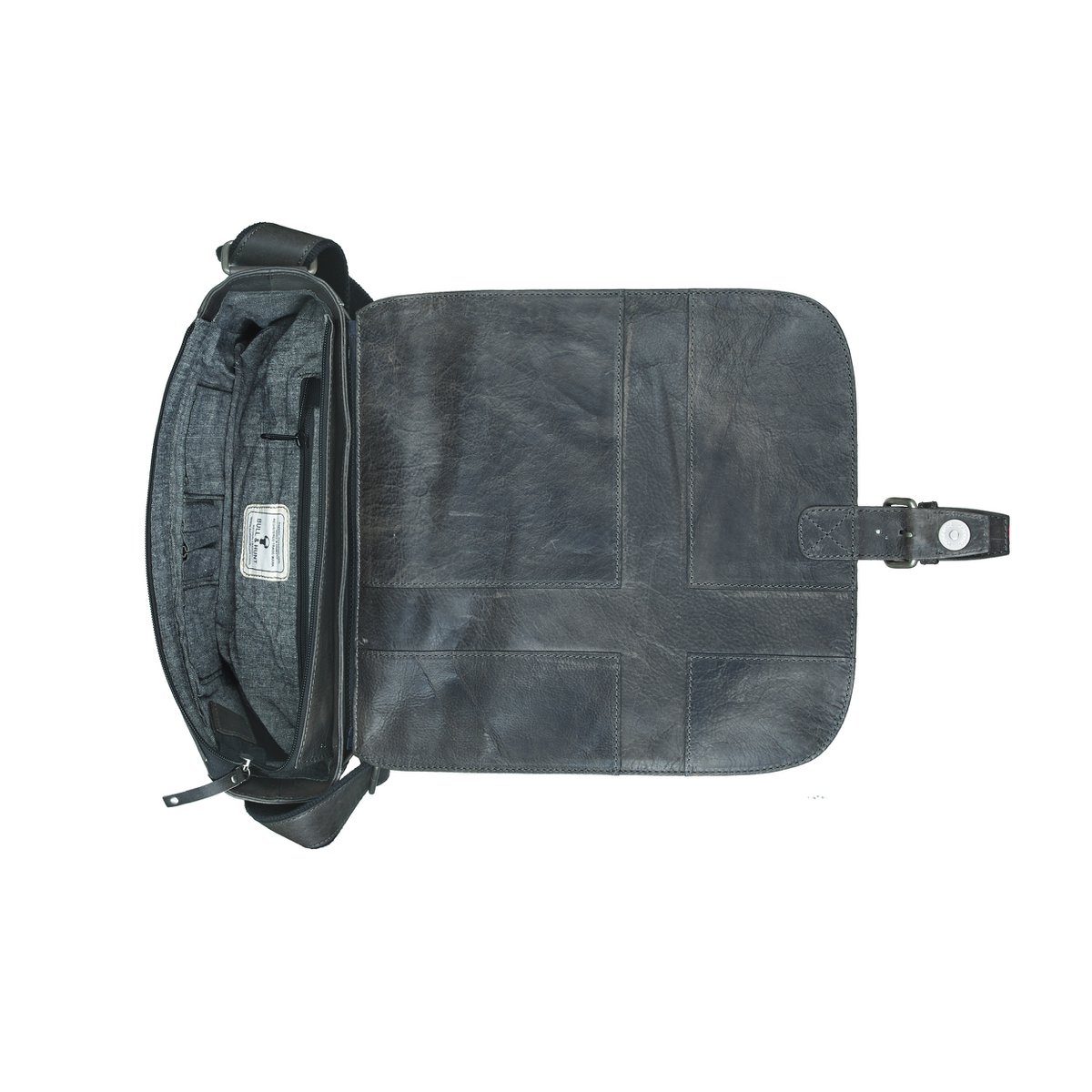Veinticinco bolso de mensajero Antigo Cross Black *una bolsa dos estilos *