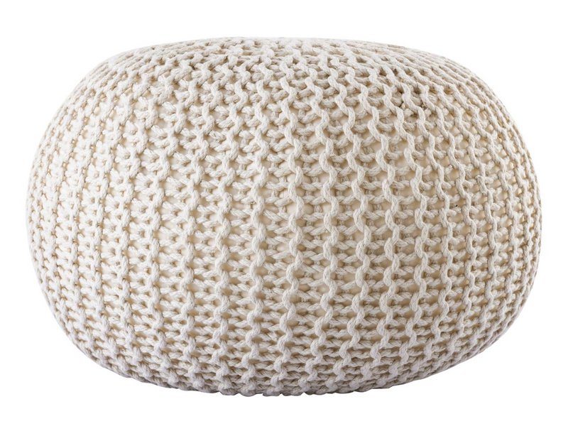 Pouf outdoor ø55cm Sitzpouf Terrasse Pool Garten