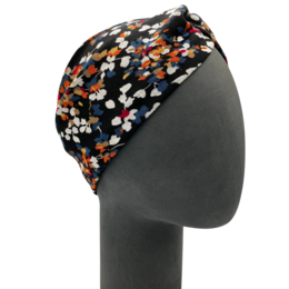 Twist Headband - Autumn Leaves, Ponte Jersey
