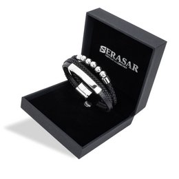 Bracciale in pelle "Perla"