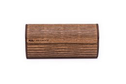 Krea-Wood wooden handmade glasses case with magnet. Made by oak wood, brown colour