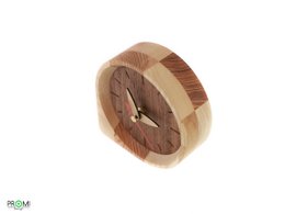 Holzuhr, Holztischuhr, Tischuhr, moderne Uhr, Holzuhr, Miniuhr