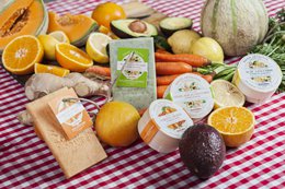 Oval Soap on Rope Carrot-Orange 200g