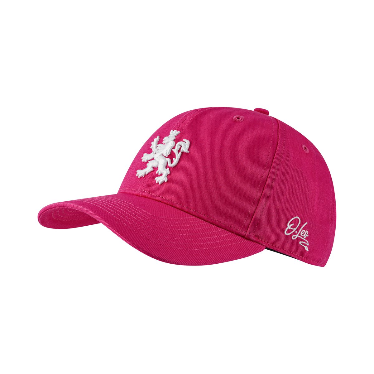 Casquette de baseball O.Leo - Rose - Lion blanc - Drapeau de la fierté - Unisexe